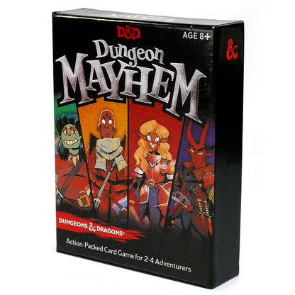 Dungeon Mayhem Dungeons Dragons Jeu de cartes 2 à 4 joueurs 120 cartes Jeu de société Jeu de société pour amis et famille