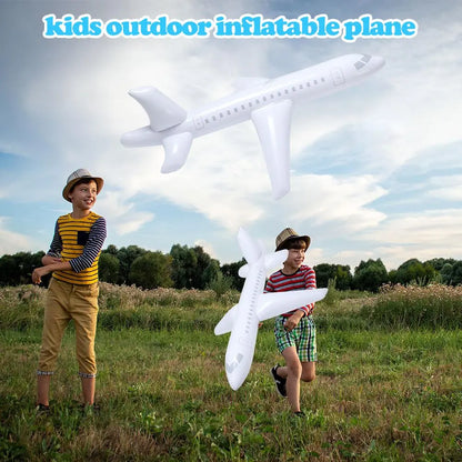 Avion gonflable classique de 100 cm avec tube gonflable pour enfants, jouet gonflable pour la natation