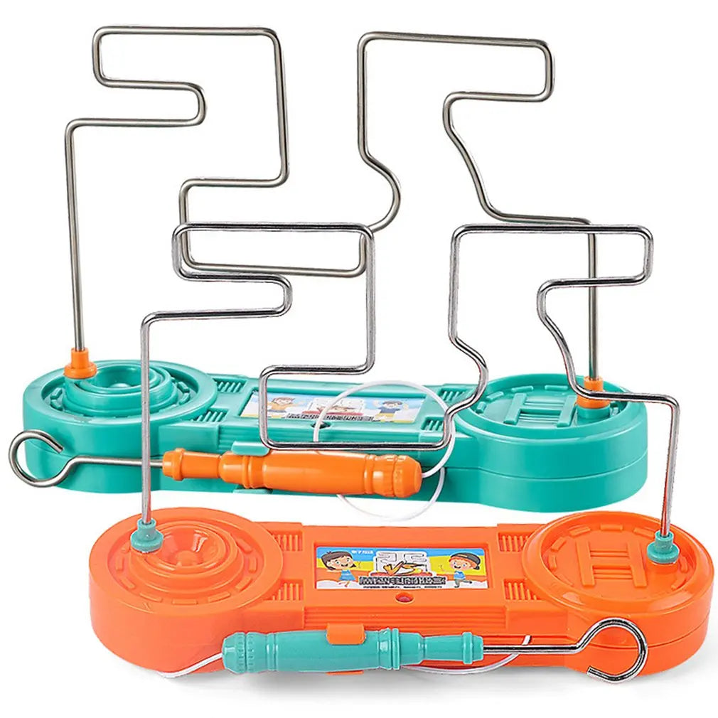 Kids Collision Electric Shock Toy Education Electric Touch Maze Games Patience Training Safety Toys for Children Study Supplies