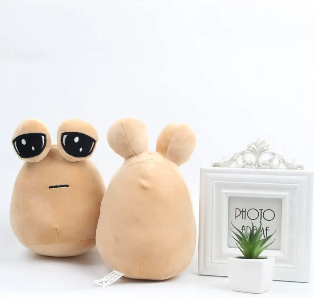 New color Pou Plush Cartoon Alien Toy Kawaii Stuffed Animal Doll Hot Game Figure Gifts for Fans