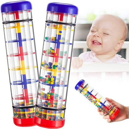 Jouet pour bébé Rainmaker, bâton de pluie, jouets musicaux pour bébés de 1, 2, 3 ans, hochet à main, jouet, instrument éducatif pour enfants