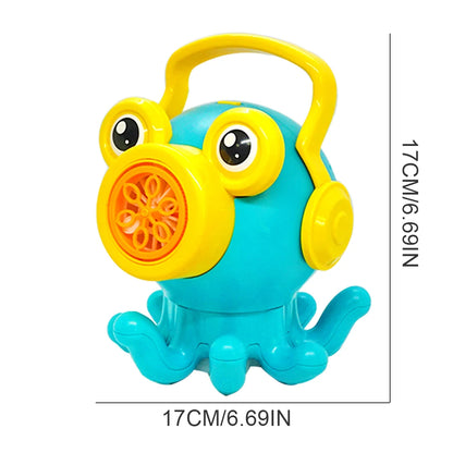 Cartoon Octopus Green Bubble Shakes His Head And Spits Bubbles Blower Summer Outdoor Toys Birthday Party Children's Gifts Toy