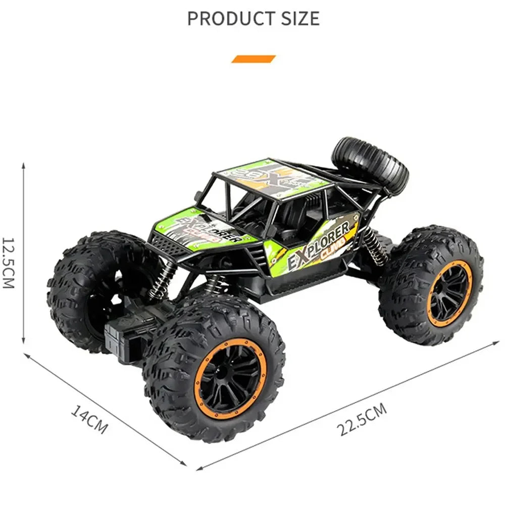 Voiture télécommandée tout-terrain à grande vitesse 2,4 G 1:18 4WD RC Car Camions de contrôle tout-terrain Jouets pour garçons pour enfants