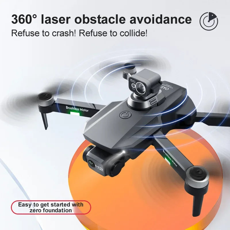 Drone RG101 MAX GPS professionnel 6K HD double caméra moteur sans balai FPV évitement d'obstacle retour intelligent quadricoptère RC pour adulte