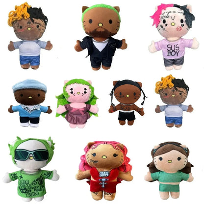 Poupée en peluche Travis Scott Hello Selena Jouets en peluche Mignon Dessin animé Anime Peluche Poupée Douce en peluche Poupées Décoration de chambre Enfants Jouets Cadeaux