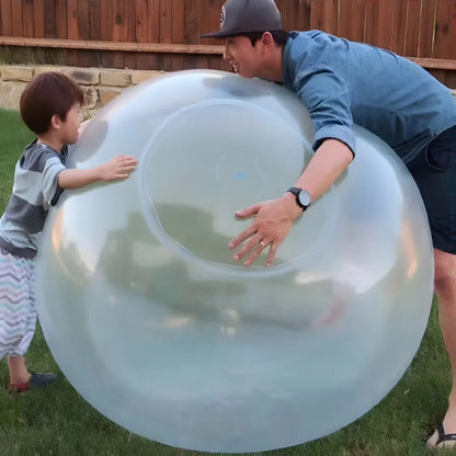 Bolas de burbujas inflables suaves de 50 cm para exteriores para niños, juguetes para fiestas, divertidos globos de agua reutilizables