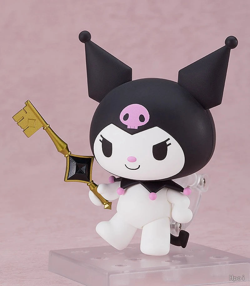 Figurine d'anime My Melody de 10 cm Kawaii #1858 Kuromi Figurines d'action #1857 Melody Figurine PVC Collection Modèle Jouet pour enfants Cadeaux