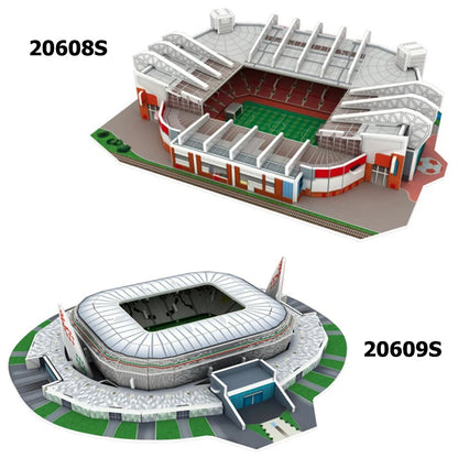 Miniature Football Field 3D DIY Puzzle World Famous Stadiums Models Football Game Peripheral Toys Fans Birthday Toys Gifts DDJ