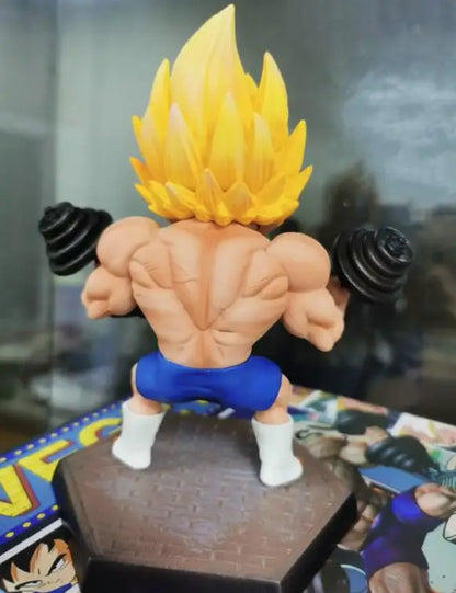 Dragon Ball Vegeta Bodybuilding muscle  Ver. PVC Action Figure Model Toy 17cm