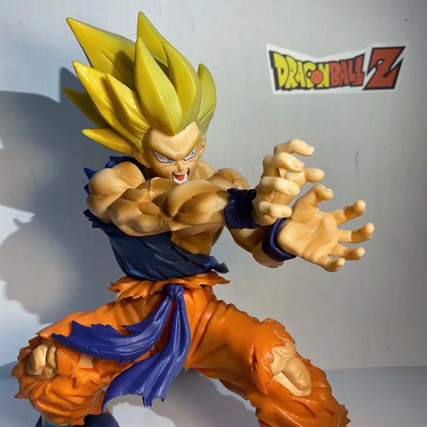 Figurine d'anime Dragon Ball Z Son Goku 15 cm, figurine de combat, dégâts de choc, manga, statue en PVC, figurine d'action à collectionner, modèle de poupée, jouets