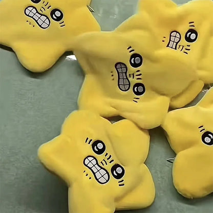 Estrellas saltarinas en movimiento enojadas, juguetes de peluche eléctricos para niños, lindos e interesantes juguetes de peluche de estrella de cinco puntas amarilla, regalo para niños