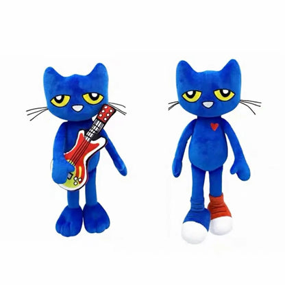 Pete le chat en peluche Pizza Party Peluche douce Chat bleu Jouet en peluche Super doux Pete Kitty