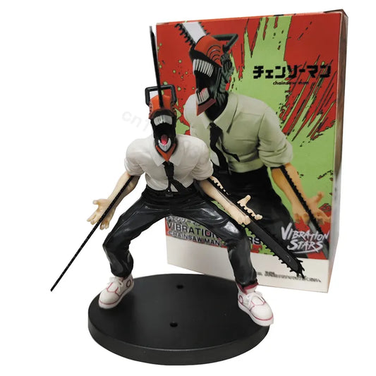 Figurine d'anime Chainsaw Man de 18 cm Power Denji Figurine d'action PVC Chainsaw Man Power Figurine PVC Collection adulte Modèle poupée jouets