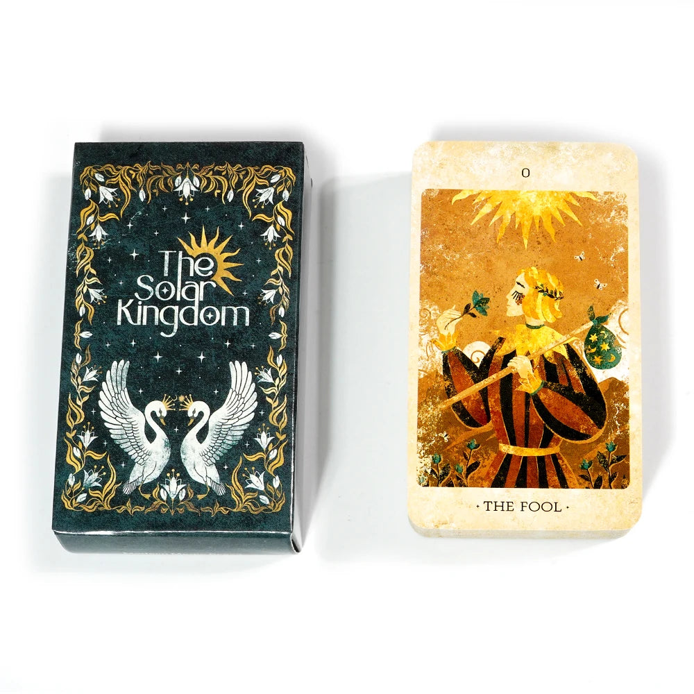 Cartas de adivinación de la visión cósmica del viaje mágico del Tarot del Reino Solar de Kazajistán Creador exclusivo de Tarot independiente