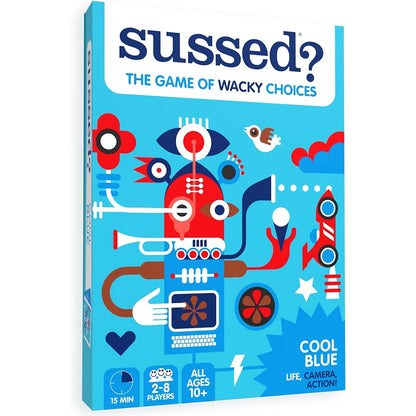 SUSSED The Game of Wacky Choices Social Card Games Great Travel Conversation Starter