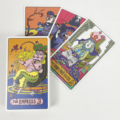 JoJo's Bizarre Adventure STARDUST CRUSADERS Cartes de Tarot JoJo 22 RÉGULIÈRES ET FAN ART Grand Akana &amp; 9 Dieux Royaux Cosplay 53 pièces Cadeau