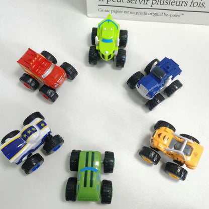 Children's Toy Car and Monster Machines Super Stunts Blaze Boys Kids Truck Car Coll Gift for Child At Birthday Christmas Gifts