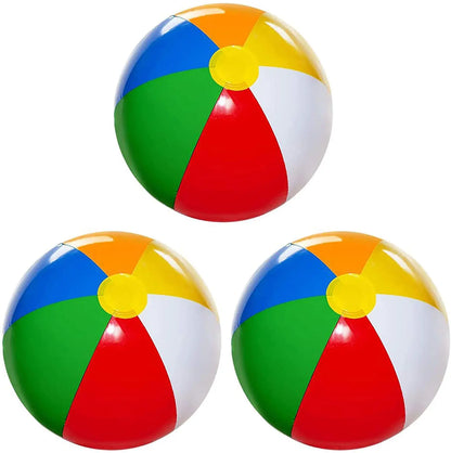 Pelota de playa inflable de 30 cm, globos de colores, globos para fiestas en la piscina, juegos acuáticos, pelotas de ducha para deportes de playa, juguetes divertidos para niños