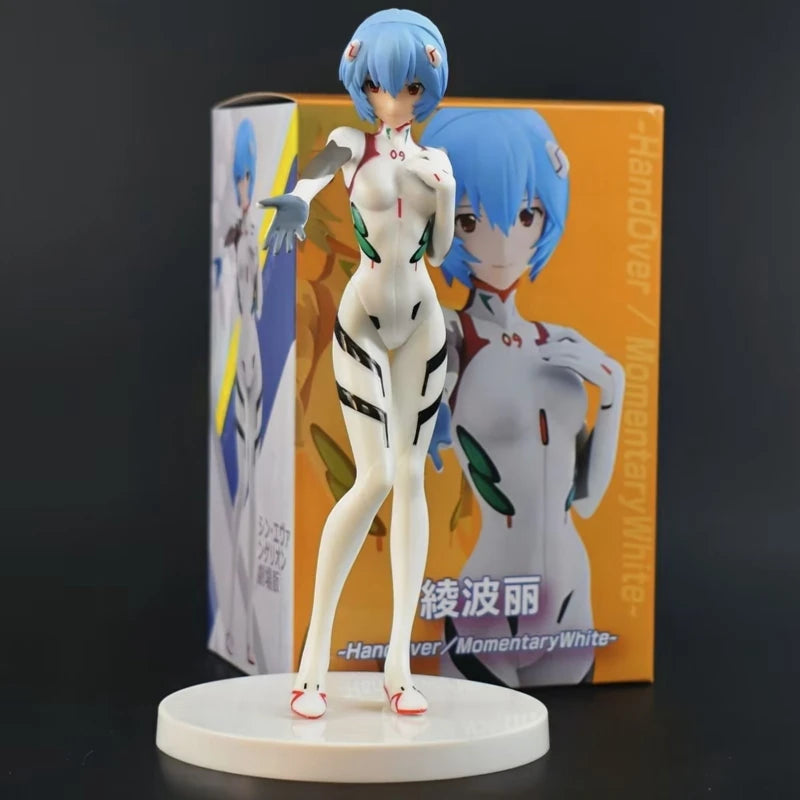 Figurine d'anime Neon Genesis Evangelion 18 cm EVA cheveux courts Rei Ayanami figurine d'action Asuka figurine PVC Collection modèle poupée jouets