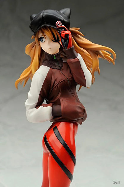 Figura de anime Neon Genesis Evangelion de 22 cm, EVA, Asuka Langley, Soryu, figuras de acción, colección de figuras de Rei Ayanami, modelo de muñeca, juguetes