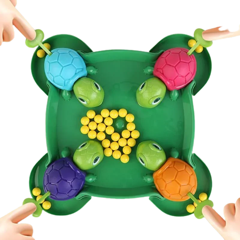 Interactive Eat Ball Frog Board Game Party Game Multiplayer Competitive Race Toy Play with Friends Educational Stickers Gifts