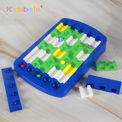 Logical Maze Puzzle Find Routes Board Game DIY STEM Toy Maze Educational Toys Kids and Adults Party & Fun Games For Home Clubs