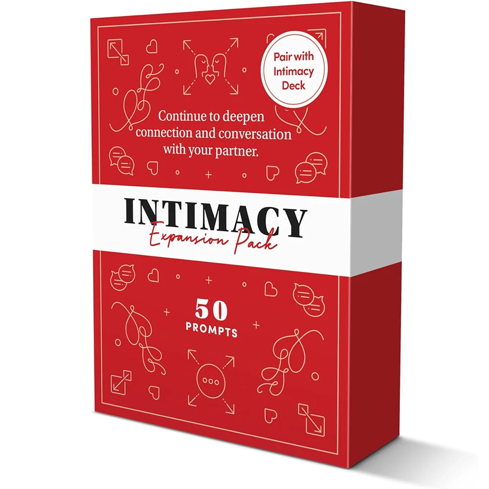 Pack d'extension Intimacy Deck 50 démarreurs de conversation Jeu de couples significatif Jeux de cartes parfaits pour la Saint-Valentin pour les couples