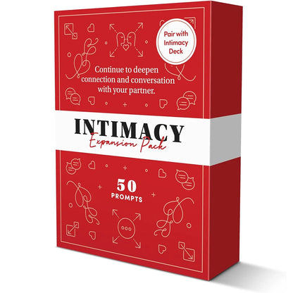 Pack d'extension Intimacy Deck 50 démarreurs de conversation Jeu de couples significatif Jeux de cartes parfaits pour la Saint-Valentin pour les couples