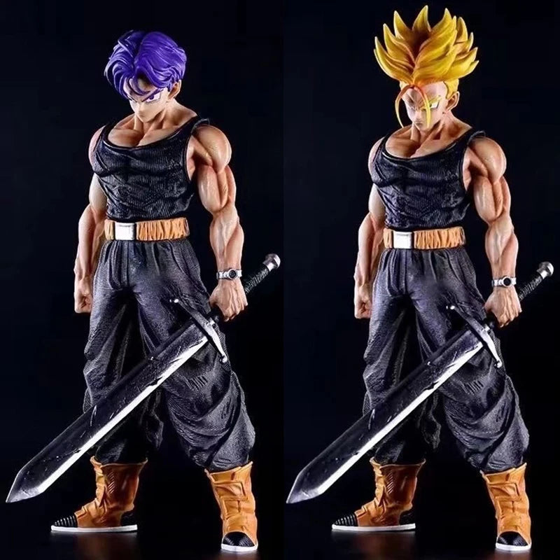 Figura de acción de Trunks de Dragon Ball Z de 30 cm, muñeco GK Super Saiyan, modelo LC Legend of Guild Wars, juguetes de anime Torankusu