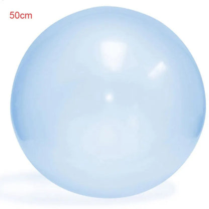 Bolas de burbujas inflables suaves de 50 cm para exteriores para niños, juguetes para fiestas, divertidos globos de agua reutilizables