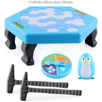 Jeu de table Penguin Breaking Ice, puzzle interactif parent-enfant, jeu de fête pour enfants, jeux de famille, jouets cadeaux d'anniversaire