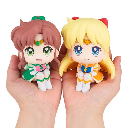 Figura de anime Sailor Moon de 7 cm, figura de acción de Tsukino Usagi/Chibiusa/Kino Makoto, figura de Sailor Mars, Júpiter, Mercurio y Venus, juguete para niños