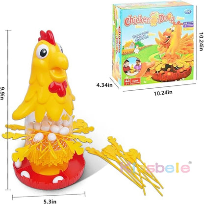 Chicken Eggs Chicken Feather Game Hen Laying Eggs Educational Toys Desktop Toy