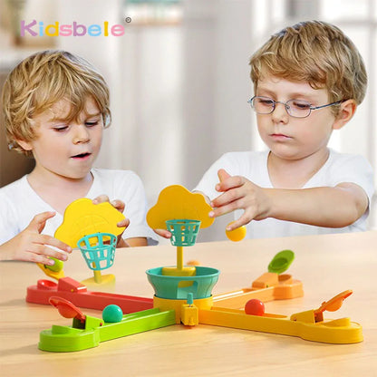 Catapult Basketball Enhance Observation Plastic Desktop Bouncing Ball Game Finger Basketball For Home Family Party Xmas Gifts