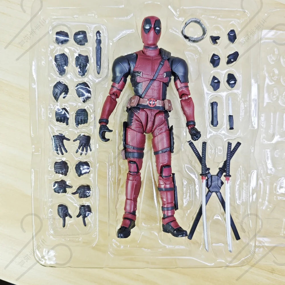 Figurine articulée mobile SHF X-MAN DeadPool de haute qualité