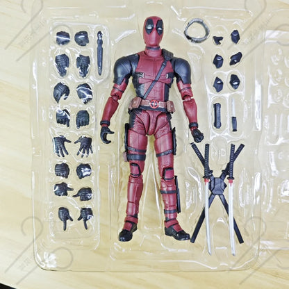 Figurine articulée mobile SHF X-MAN DeadPool de haute qualité