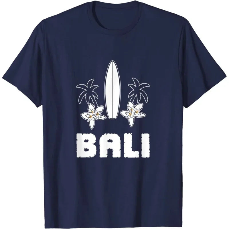 T-shirt fleurs de palmier Bali Indonésie