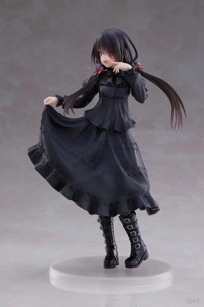 Figurine d'anime DATE ALIVE IV de 20 cm, figurine Kawaii Kurumi Tokisaki, robe noire, belle fille, modèle de collection, poupée, jouet, cadeaux