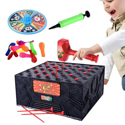 Jeu de boîte à ballons Hammer Blast amusant pour les enfants, excellent jeu créatif, anti-stress, farce de fête folle, jouet éducatif amusant