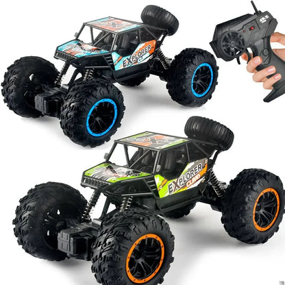 Voiture télécommandée tout-terrain à grande vitesse 2,4 G 1:18 4WD RC Car Camions de contrôle tout-terrain Jouets pour garçons pour enfants