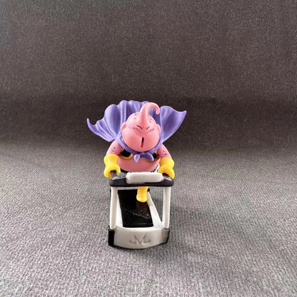 5 piezas/set de juguetes de colección de figuras lindas de Dragon Ball Majin Buu para culturismo y fitness