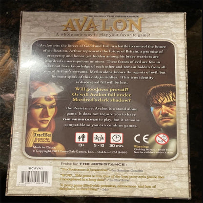 Jeu de société Avalon, idéal pour les rassemblements, les fêtes de Noël, les soirées entre amis et les divertissements