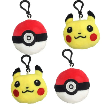 50 piezas/lote Anime Mew/bulbasaur/charmander juguetes de peluche colgante llavero muñeca