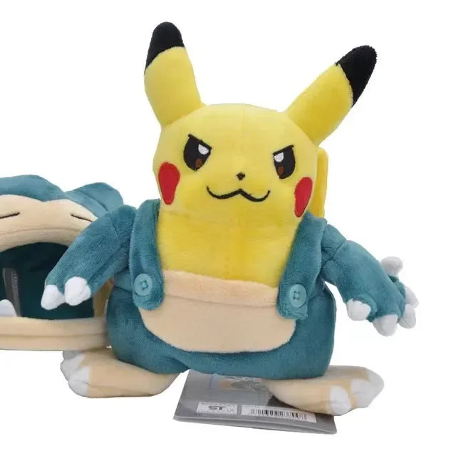 5 piezas/lote 23 cm Pokemon Cosplay Snorlax juguetes de peluche dibujos animados peluche animales muñecas regalos