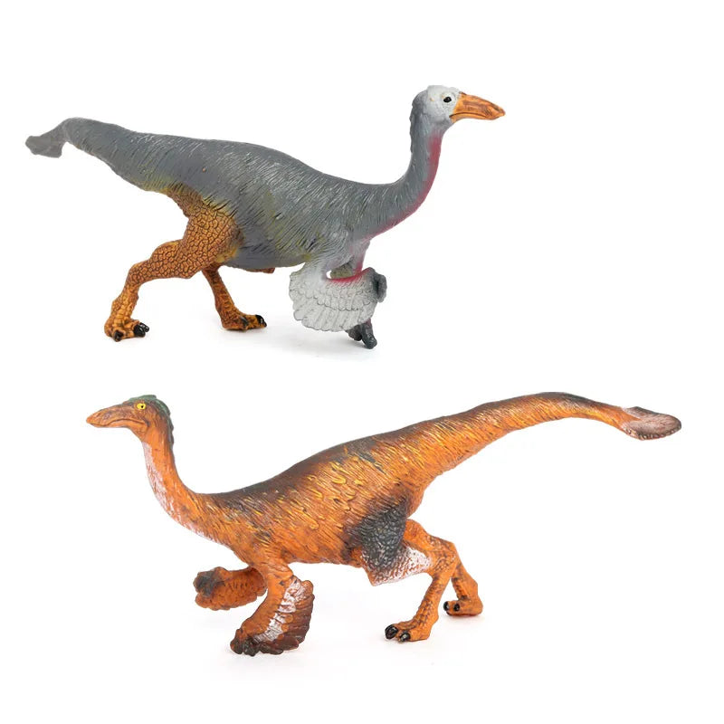 Children's cognitive simulation Jurassic animal model static solid dinosaur model chicken like dragon toy ornament for boys