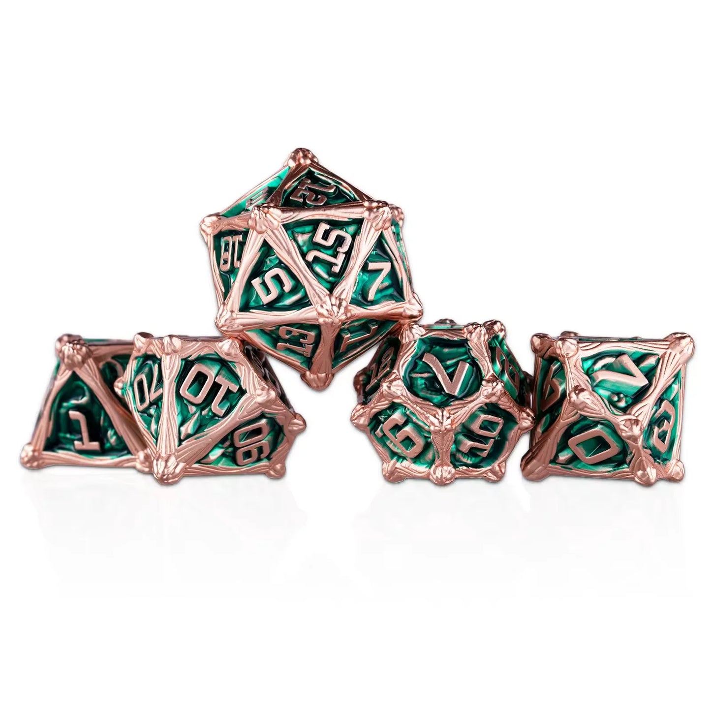 DND Metal Dices for Dungeons and Dragons RPG Dice set for DND Players party Dices Role Playing Games Polyhedral sharp edge Dice