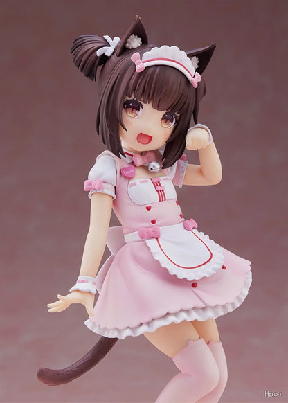 Figurine d'anime NEKOPARA 18 cm Kawaii Girl Chocola Figurine d'action mignonne femme de chambre vanille Figurine PVC Collection modèle poupée jouets cadeaux