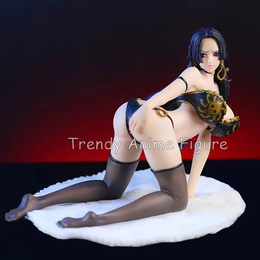 Figurine d'action Boa·Hancock One Piece 12 cm, ornements de voiture, bikini, décorations de fille sexy, vêtements détachables en PVC, collection de jouets modèles