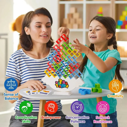 Puzzles Tetra Tower Fun Balance Stacking Building Blocks Jeu de société pour enfants adultes amis équipe dortoir famille soirée de jeux fête