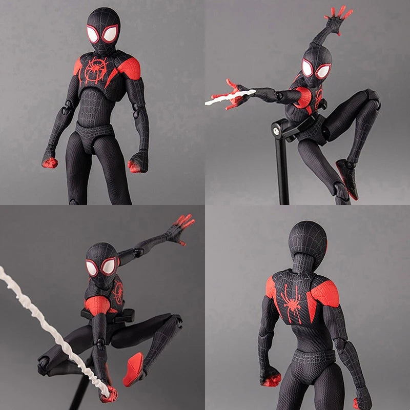 Figurines d'action SV Action Spiderman Miles Morales Collection Sentinel Marvel Spider-Man Into the Spider Verse Figurines Modèle Jouets